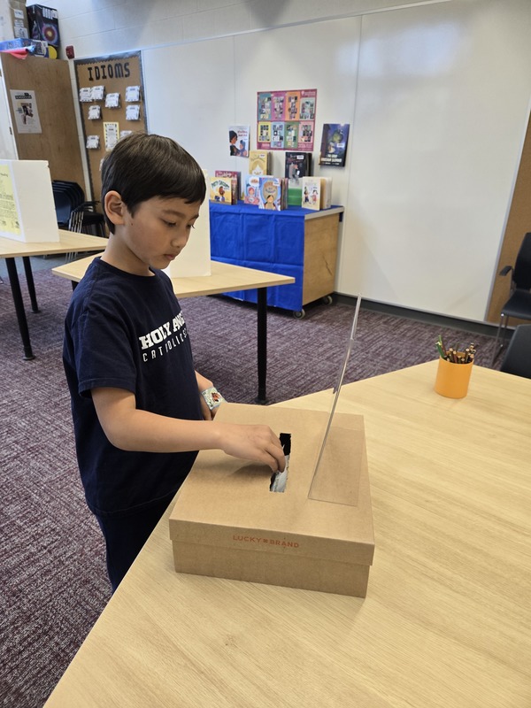 Holy Angels Catholic School Students Cast Votes for Blue Spruce Nominees in Forest of Reading Program