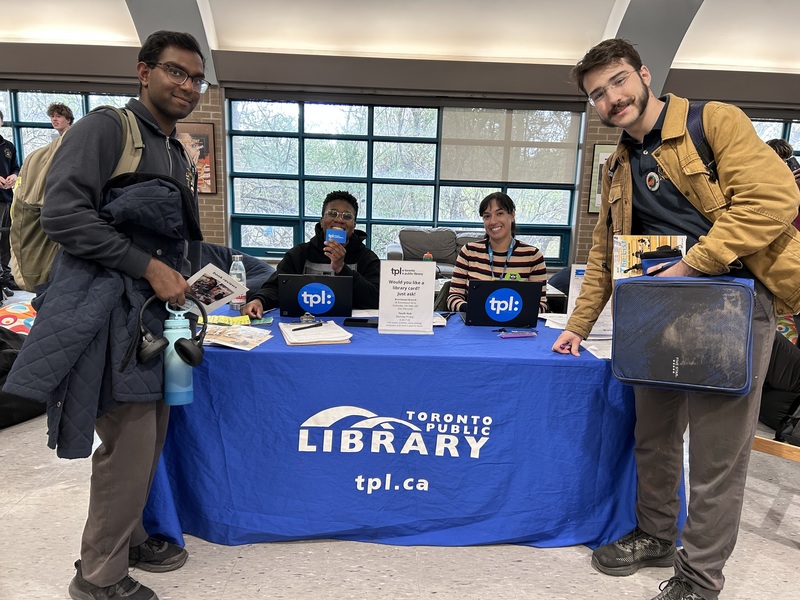 Students Connect with Toronto Public Library Resources at Bishop Allen