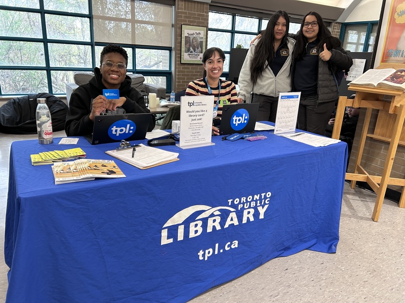 Students Connect with Toronto Public Library Resources at Bishop Allen