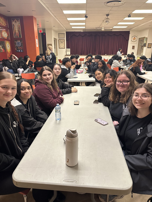 Photo of Marshall McLuhan students during the retreat