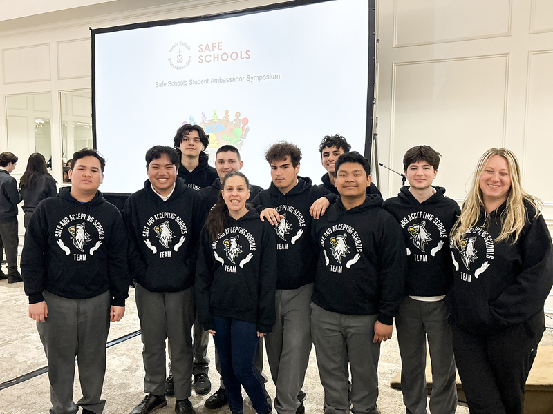 Photo of Chaminade attendees at the symposium
