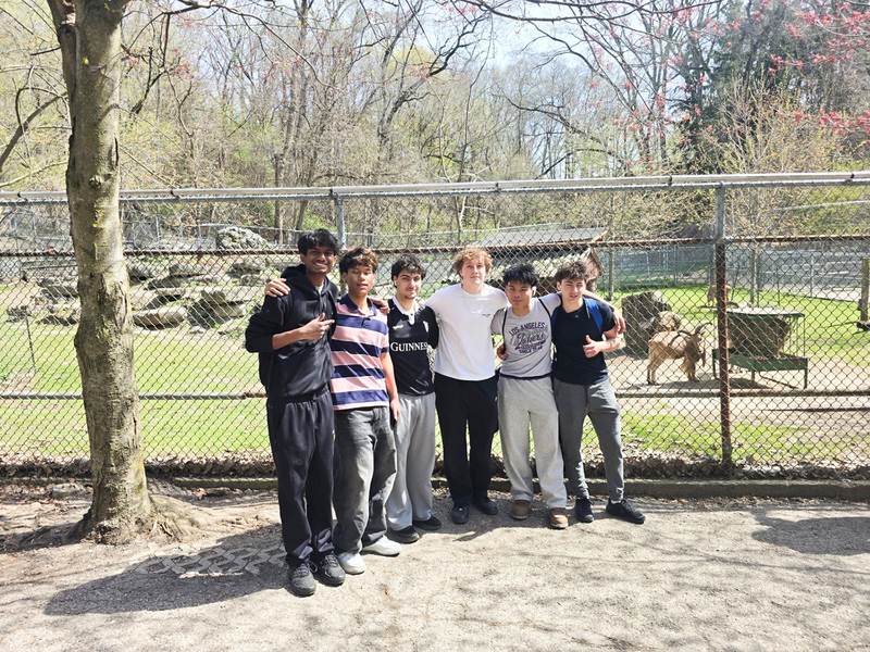 Photo of Chaminade students at the park