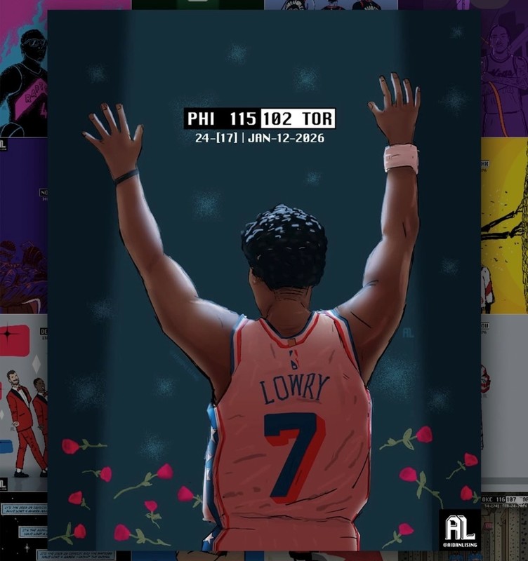 Toronto Raptors Artwork made by Aidan