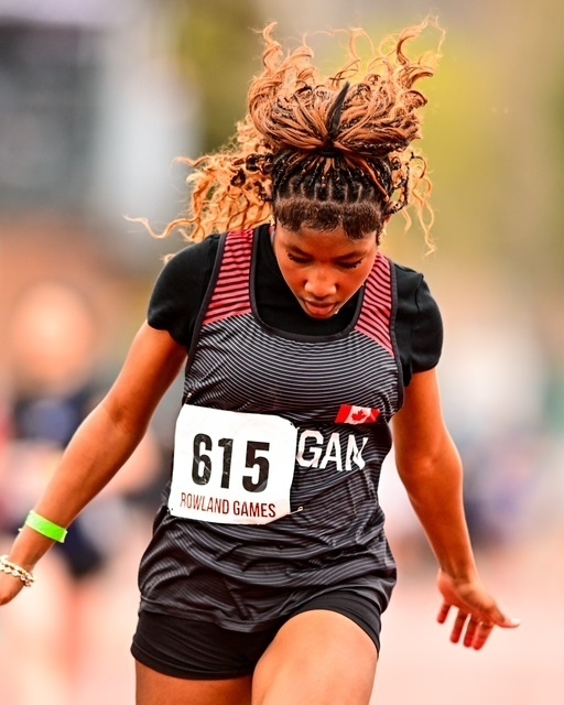 Photo of JCM athlete running during the meet