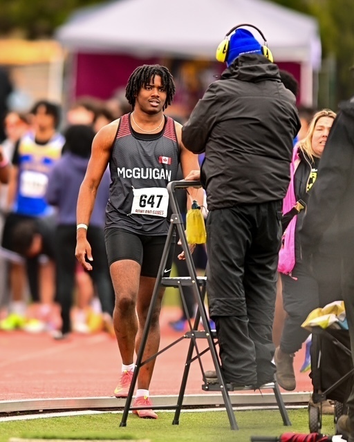 Photo of JCM athlete during the meet