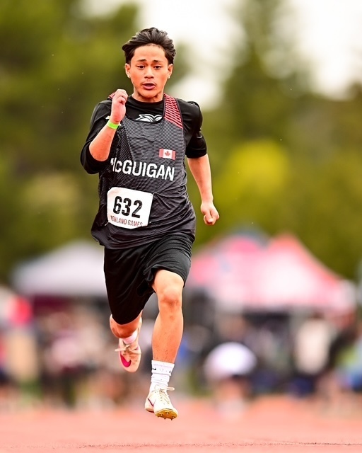 Photo of JCM athlete running during the meet