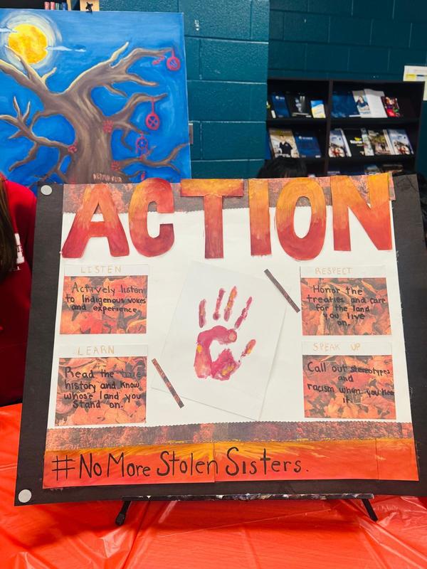 St. Joan of Arc Students Create Room of Reflection on MMIWG2S+