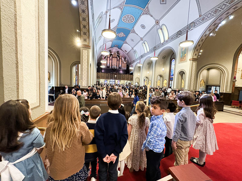 Photo of Our Lady of Perpetual Help students at the Parish