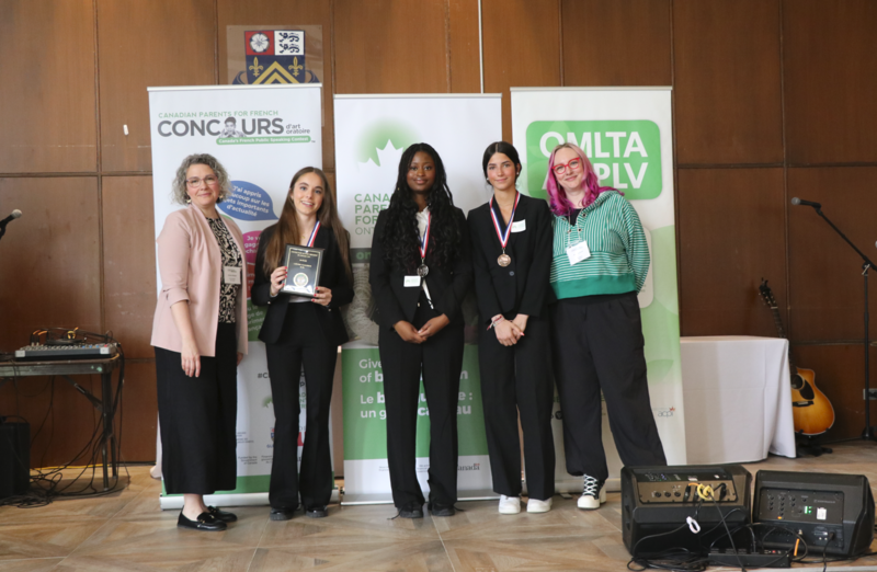 Bishop Allen & Senator O’Connor Students are Winners at the CPF ON Provincial French Public Speaking Competition Concours d’art Oratoire