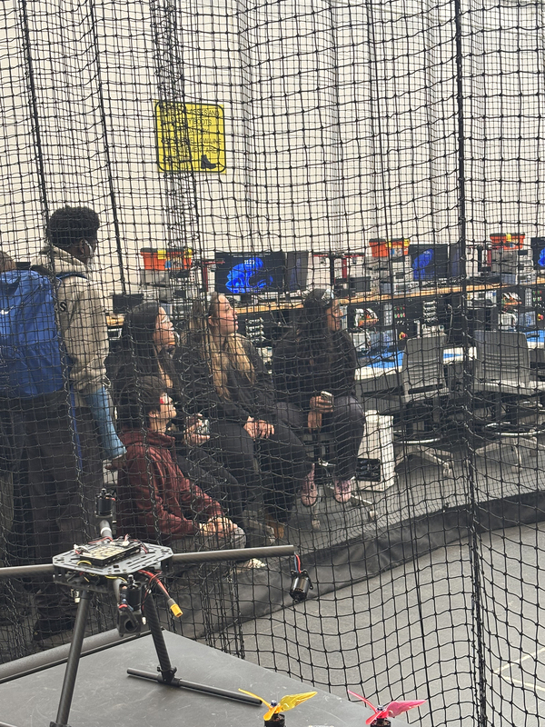 Photo of students listening to a presentation during the event