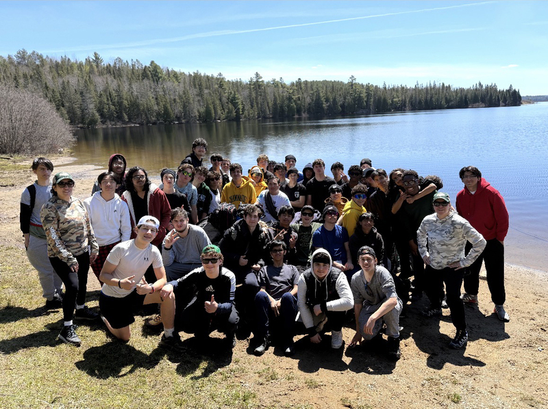 Photo of Chaminade students and staff on the excursion