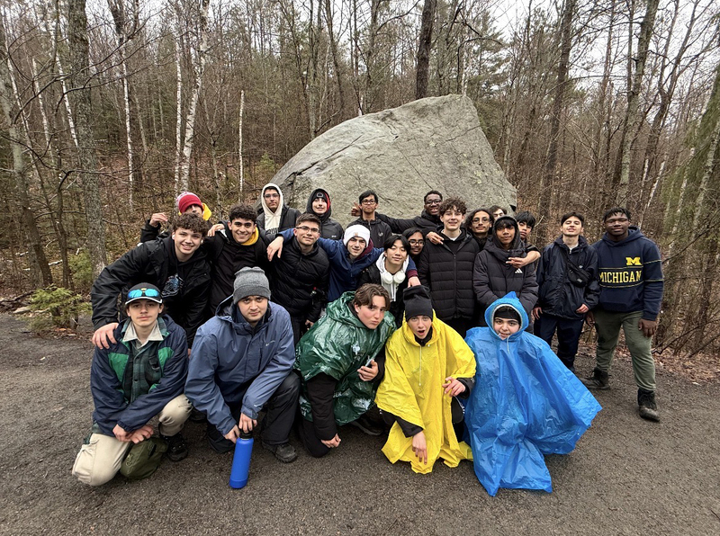 Photo of Chaminade students on the excursion