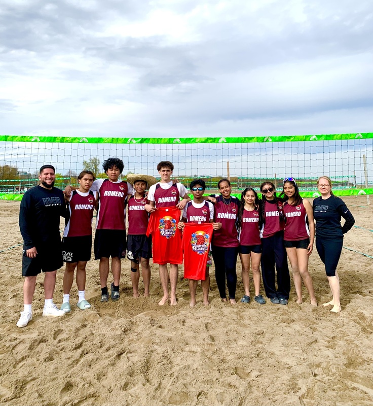 St. Oscar Romero Beach Volleyball Team Serves Up Success at Annual Tournament