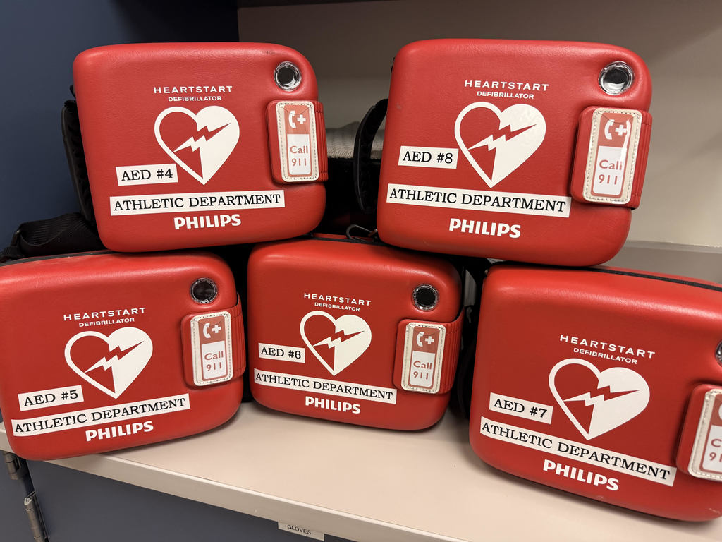 AED machines for school district.