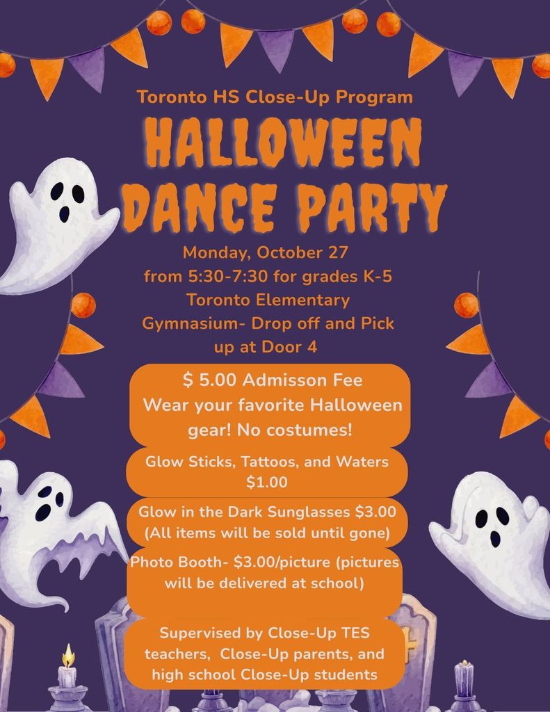 Halloween Dance Party Flyer
