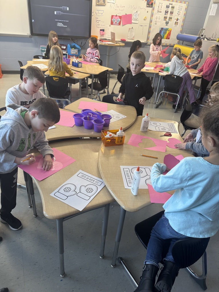 students making their crafts