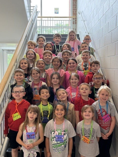 First grade students