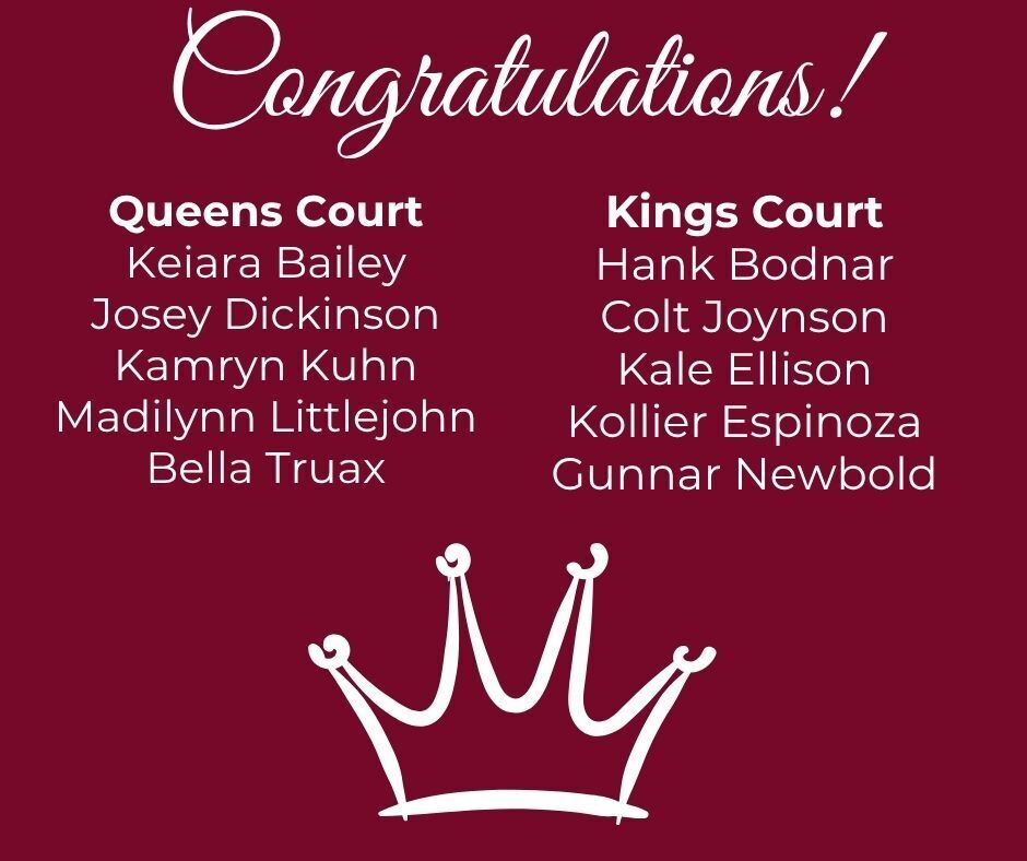 2026 Homecoming Court