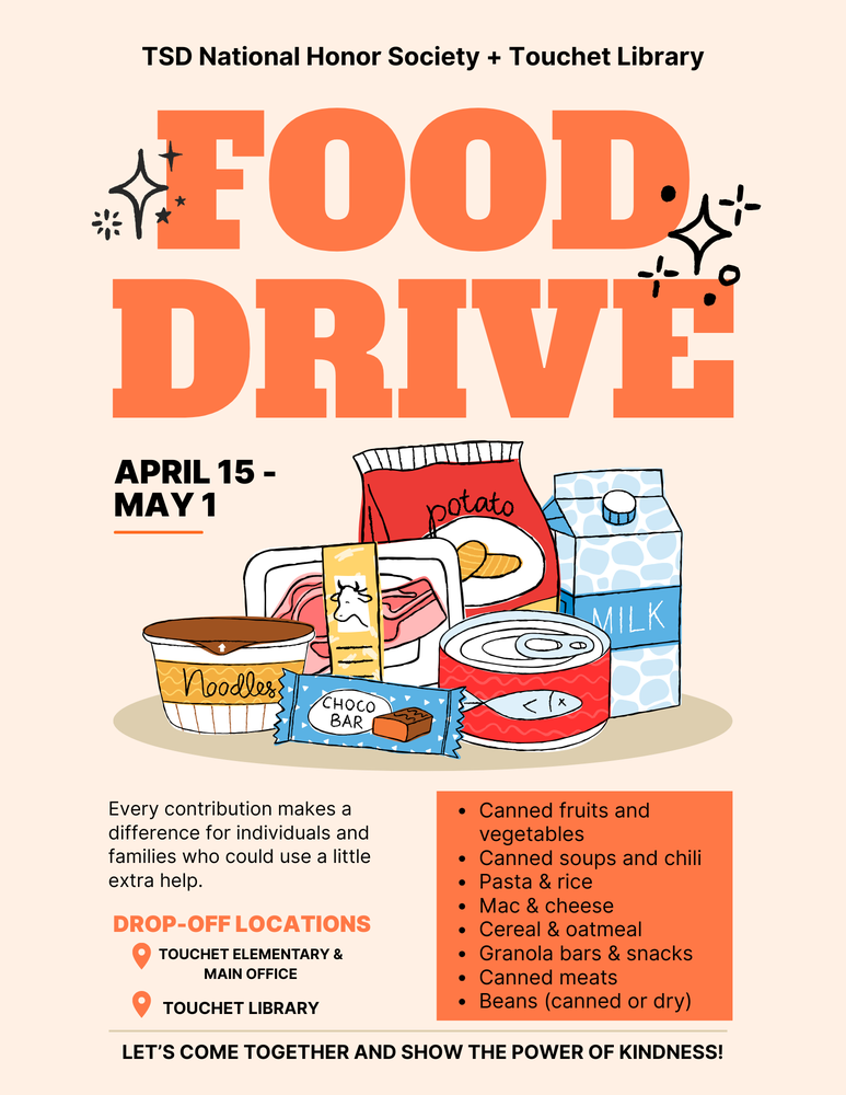 National Honor Society Food Drive