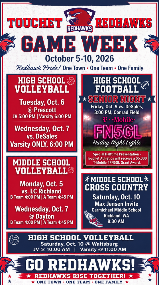 10/5 Touchet Sports