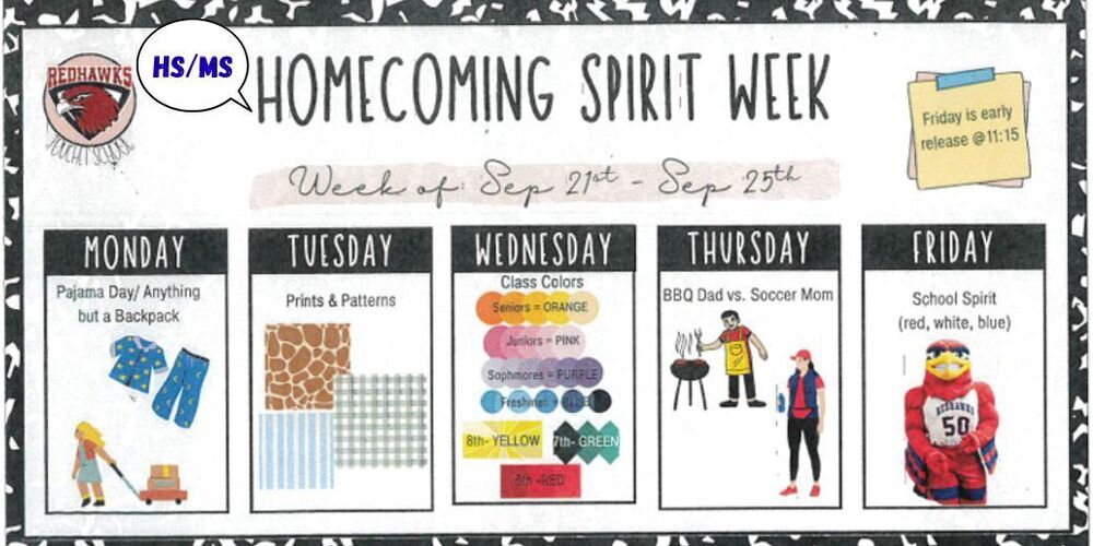 Spirit Week HS/MS