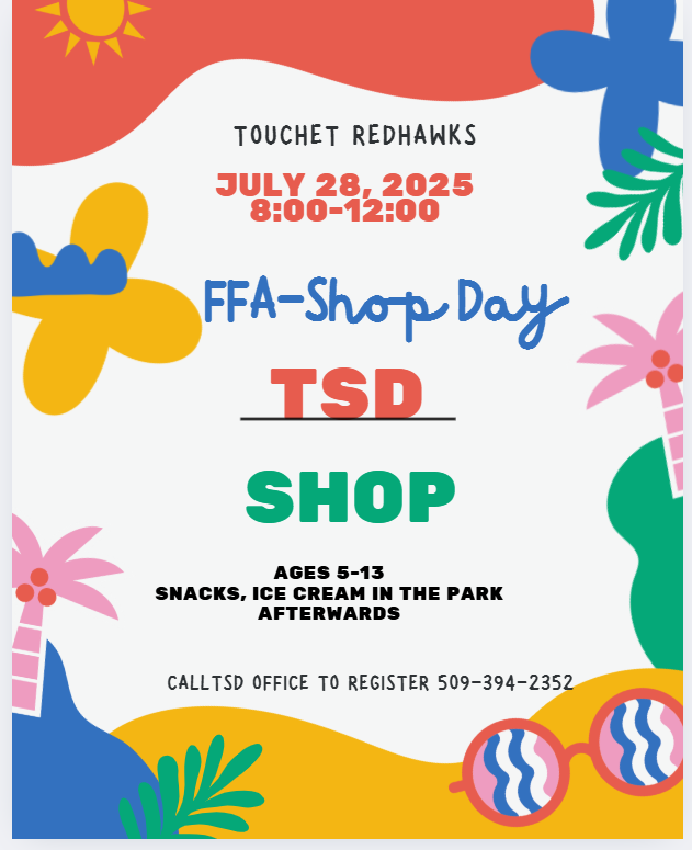 Come Join the fun-FFA Shop Day!