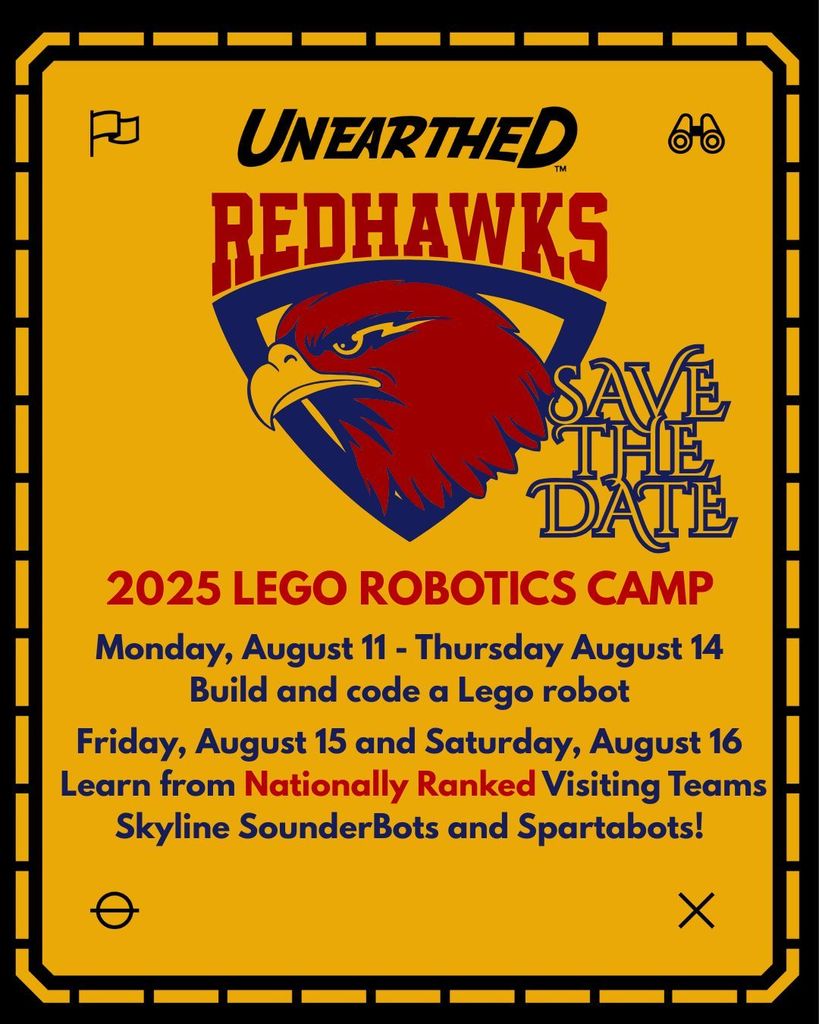 2025 LEGO ROBOTICS CAMP Save the Dates