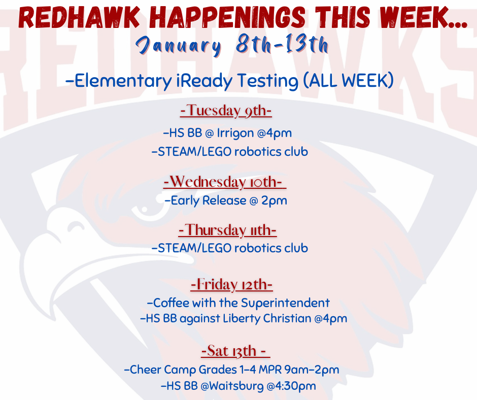 REDHAWK hAPPENINGS