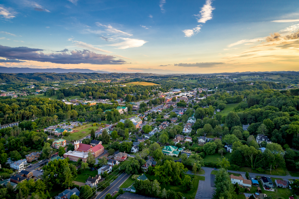 Drone view of Abingdon