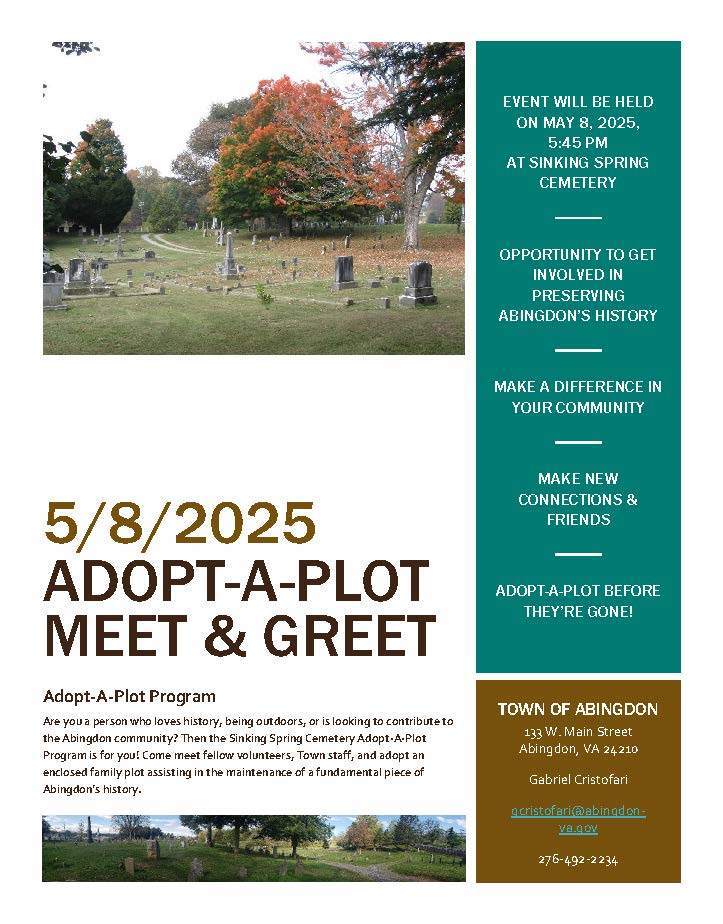 Adopt A Plot Flyer