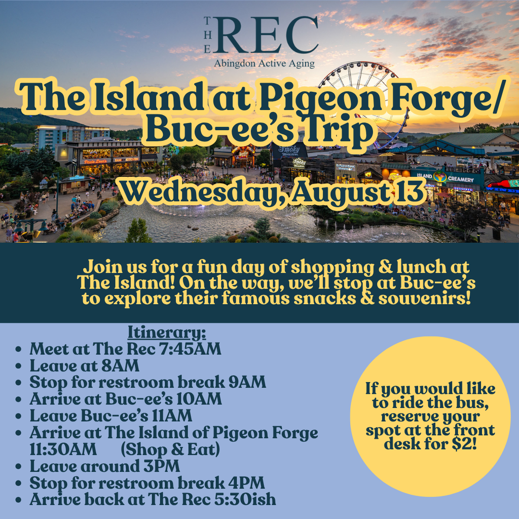 The Island at Pigeon Forge Bucee's Trip