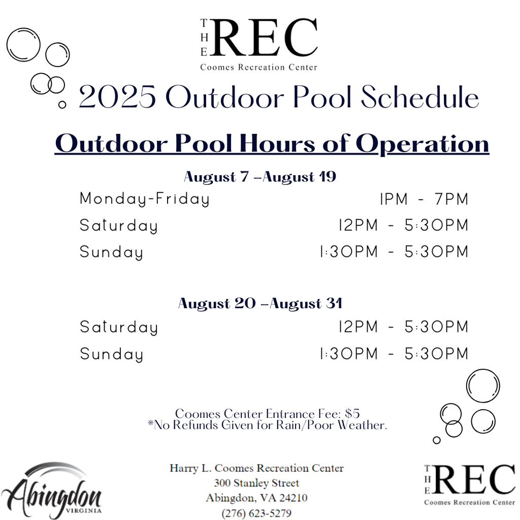Pool Schedule