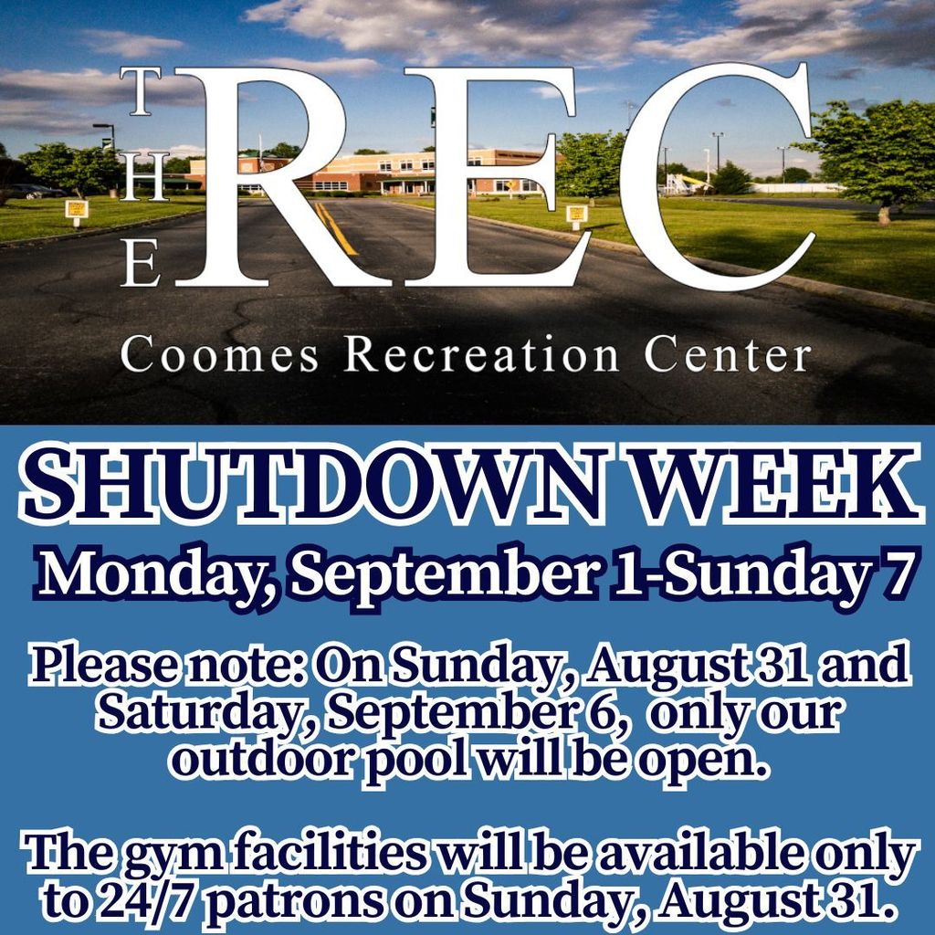 ShutDown WeekRenovation Announcement