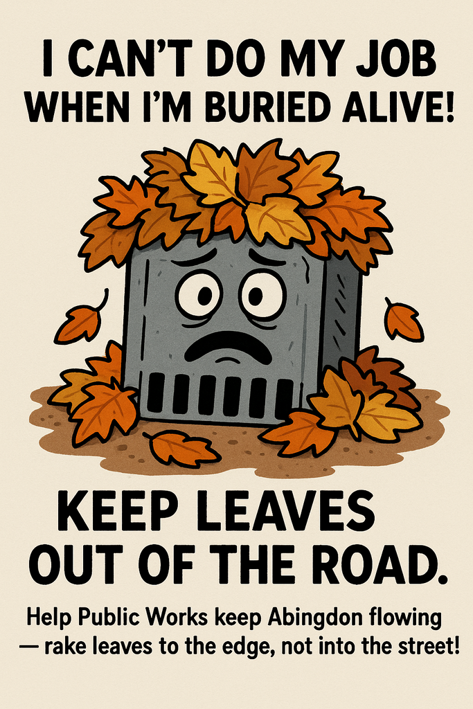 Keep Leaves Off The Road Flyer