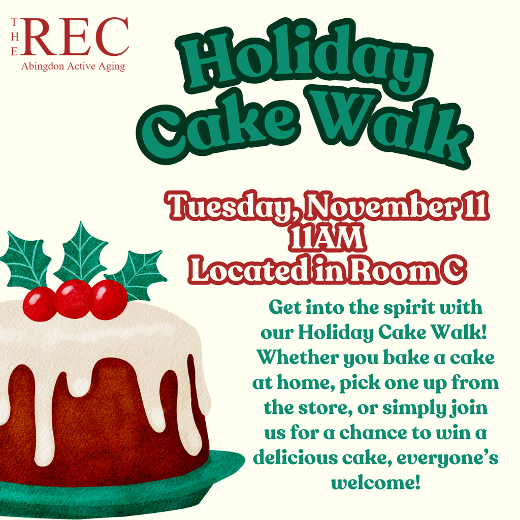 Holiday Cake Walk