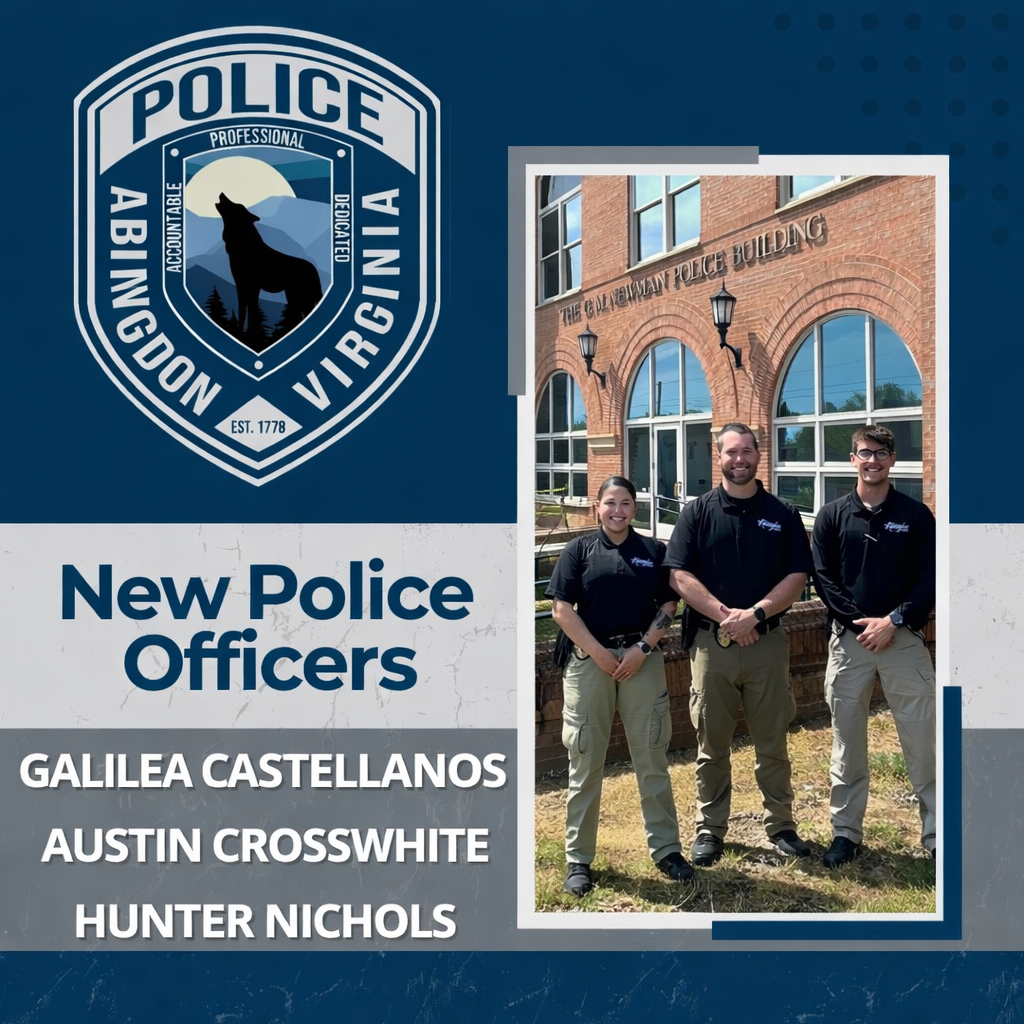 Abingdon Police Department New Officers