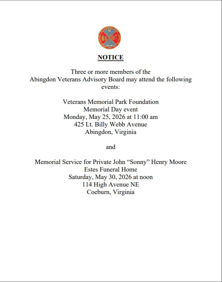 Events for Veterans Advisory Board