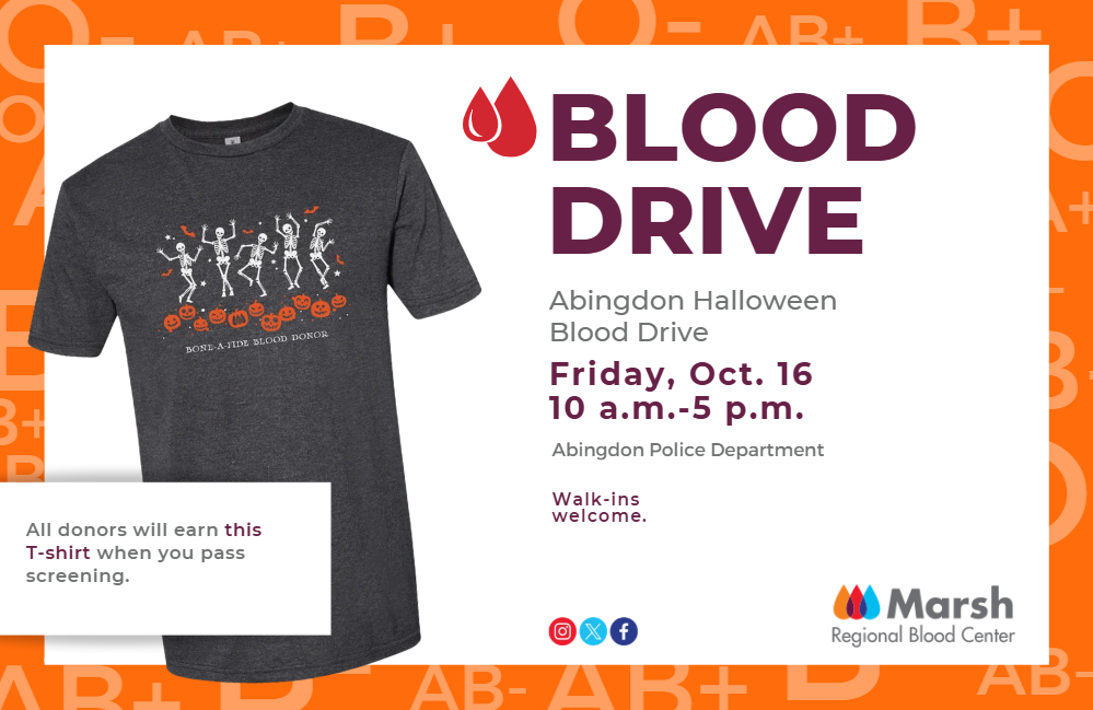 Abingdon Halloween Blood Drive