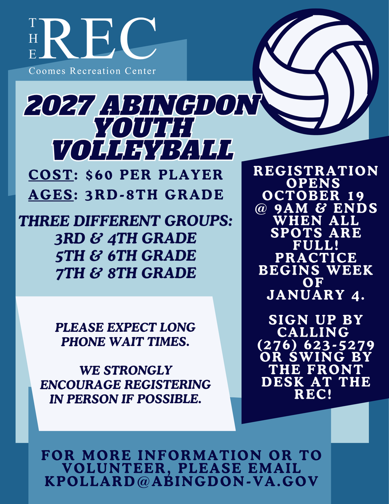 Youth Volleyball Registration