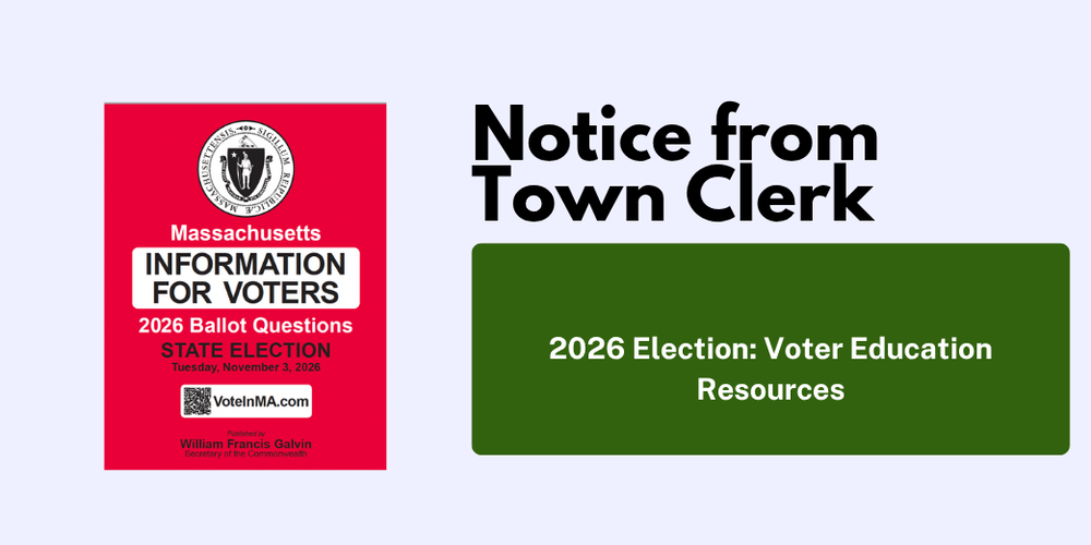 notice from Town Clerk