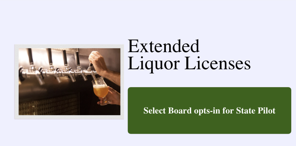 Extended liquor licenses