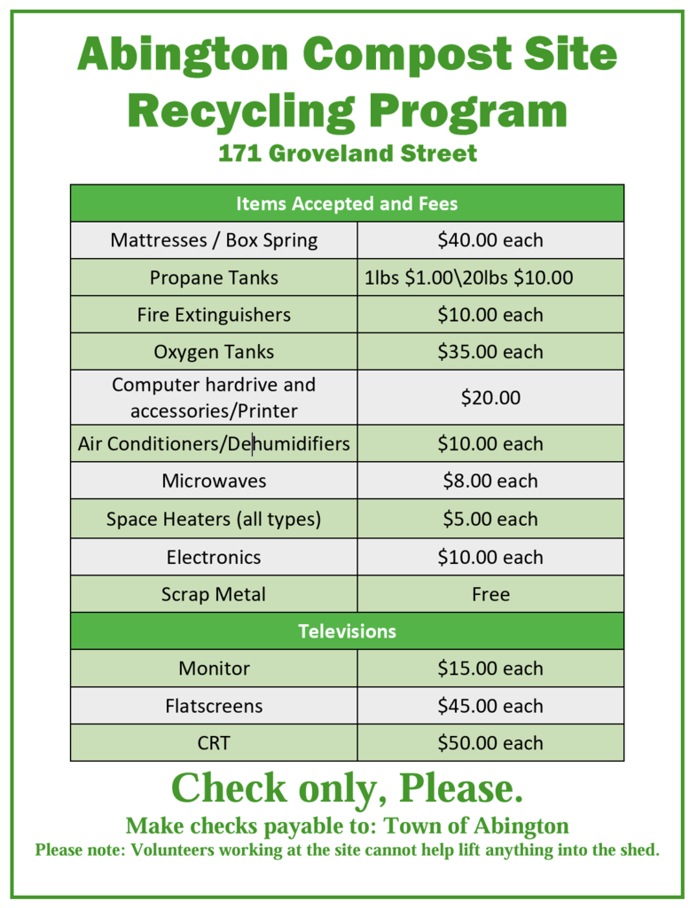 Abington recycling program