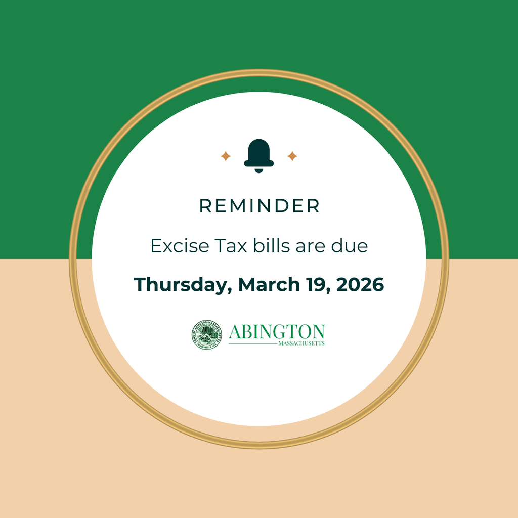 Excise Tax bills are due March 19, 2026 (1)