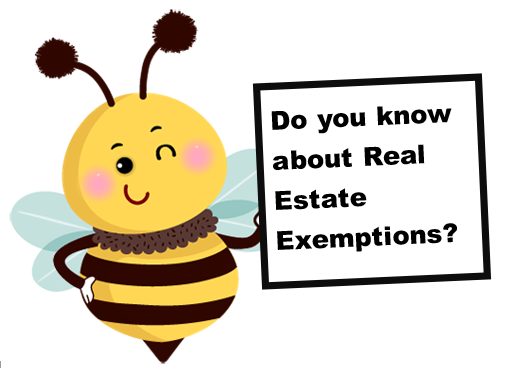 bee holding sign