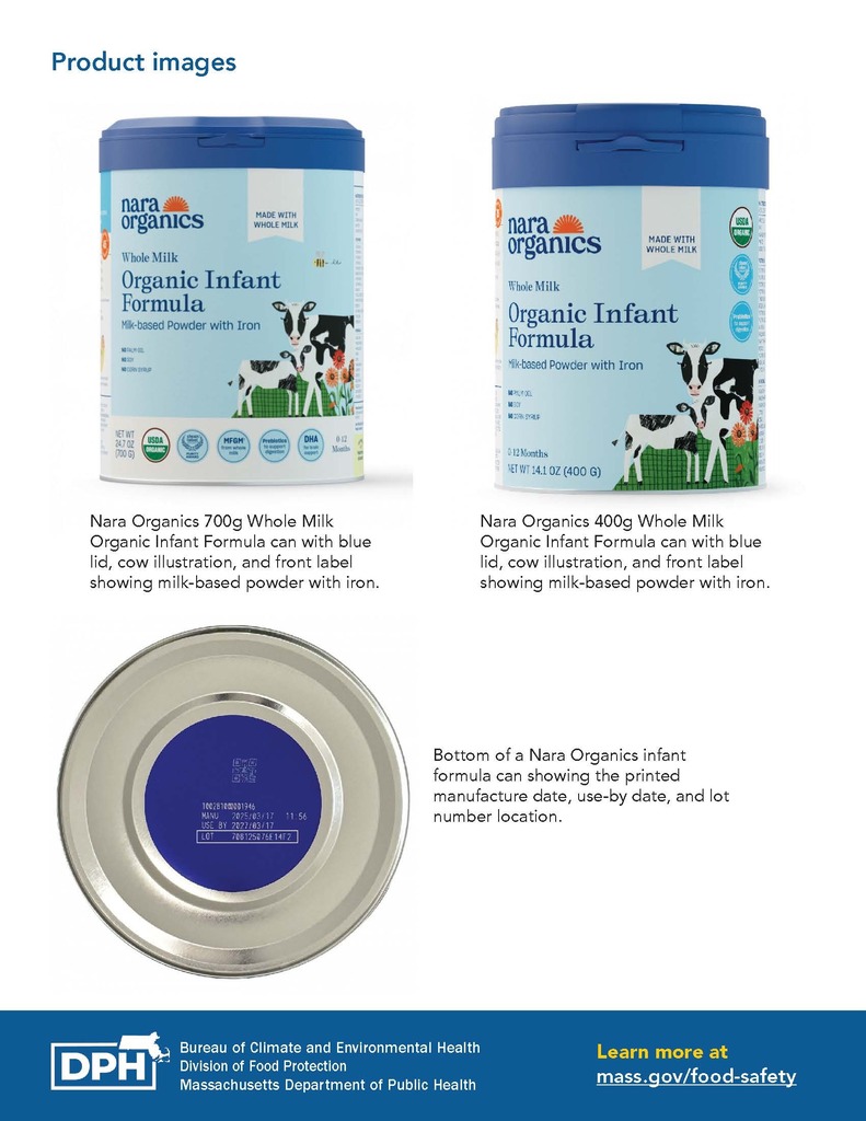 infant formula recall