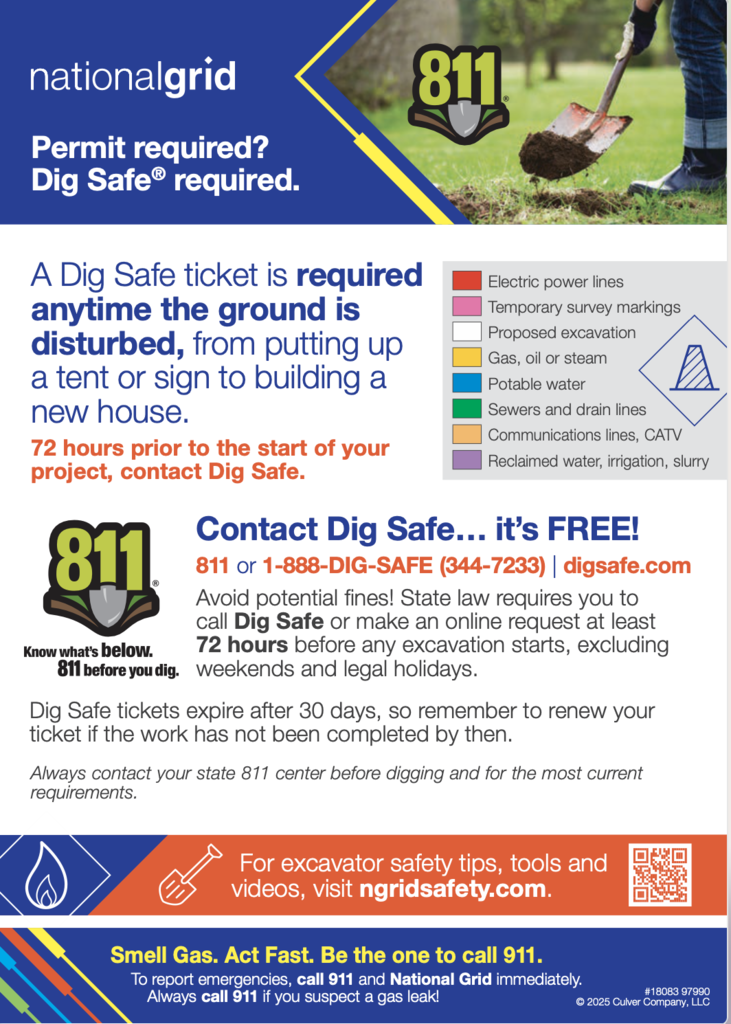 Dig Safe Reminder