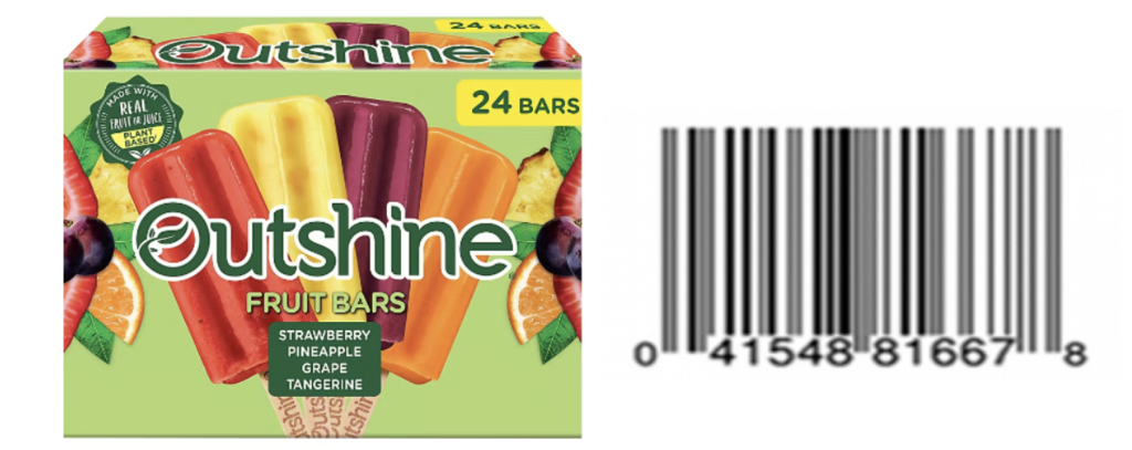 outshine fruit bar