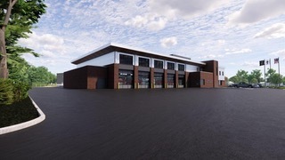 dpw/fire station rendering
