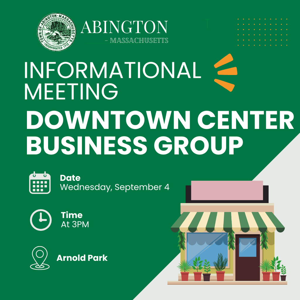 Informational Meeting Downtown Center Business Group