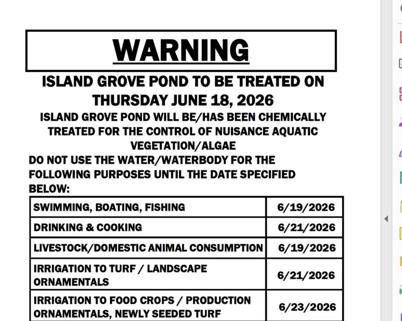 island grove treatment